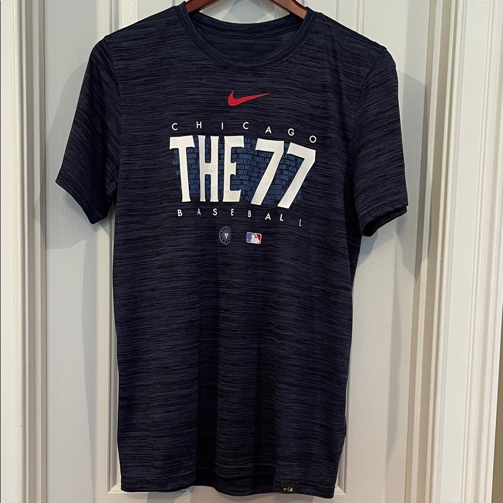 Nike Men's Navy Blue Chicago Baseball Tee